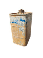 Wehrmacht Kraftstoff Behälter 3 l Sandfarben Feuergefährlich 1944 WH WK2 WW2 – Bild 2