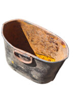 KuK Feldflaschenbecher Ersatzmaterial Späte Ausführung Lackiertes Eisen Blech – Bild 6