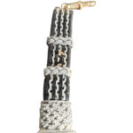 Wehrmacht Portepee Miniatur Schwarz Silber 2WK WW2 – Bild 4