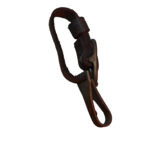 Partei Dolch Gehänge Karabiner Braun Leder – Bild 5