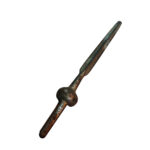 Frühe Fahnenspitze der NSDAP Gestempelt RZM 60