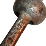 Frühe Fahnenspitze der NSDAP Gestempelt RZM 60 – Bild 4