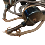 Wehrmacht Kehlkopfmikrofon (Fu)b Funk Umschalter dreipoliger Stecker Luftwaffe Heer 2WK WW2 – Bild 6