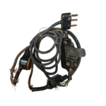 Wehrmacht Kehlkopfmikrofon (Fu)b Funk Umschalter dreipoliger Stecker Luftwaffe Heer 2WK WW2 – Bild 9