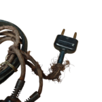 Wehrmacht Kehlkopfmikrofon (Fu)b Funk Umschalter zweipoliger Stecker Luftwaffe Heer 2WK WW2 – Bild 3