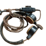 Wehrmacht Kehlkopfmikrofon (Fu)b Funk Umschalter zweipoliger Stecker Luftwaffe Heer 2WK WW2 – Bild 10