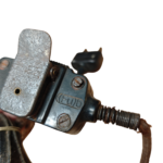 Wehrmacht Kehlkopfmikrofon (Fu)b Funk Umschalter zweipoliger Stecker Luftwaffe Heer 2WK WW2 – Bild 6