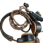 Wehrmacht Kehlkopfmikrofon (Fu)b Funk Umschalter zweipoliger Stecker Luftwaffe Heer 2WK WW2 – Bild 4