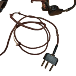 Wehrmacht Kehlkopfmikrofon (Fu)b Funk Umschalter dreipoliger Stecker Luftwaffe Heer 2WK WW2 – Bild 2