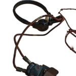 Wehrmacht Kehlkopfmikrofon (Fu)b Funk Umschalter dreipoliger Stecker Luftwaffe Heer 2WK WW2 – Bild 8